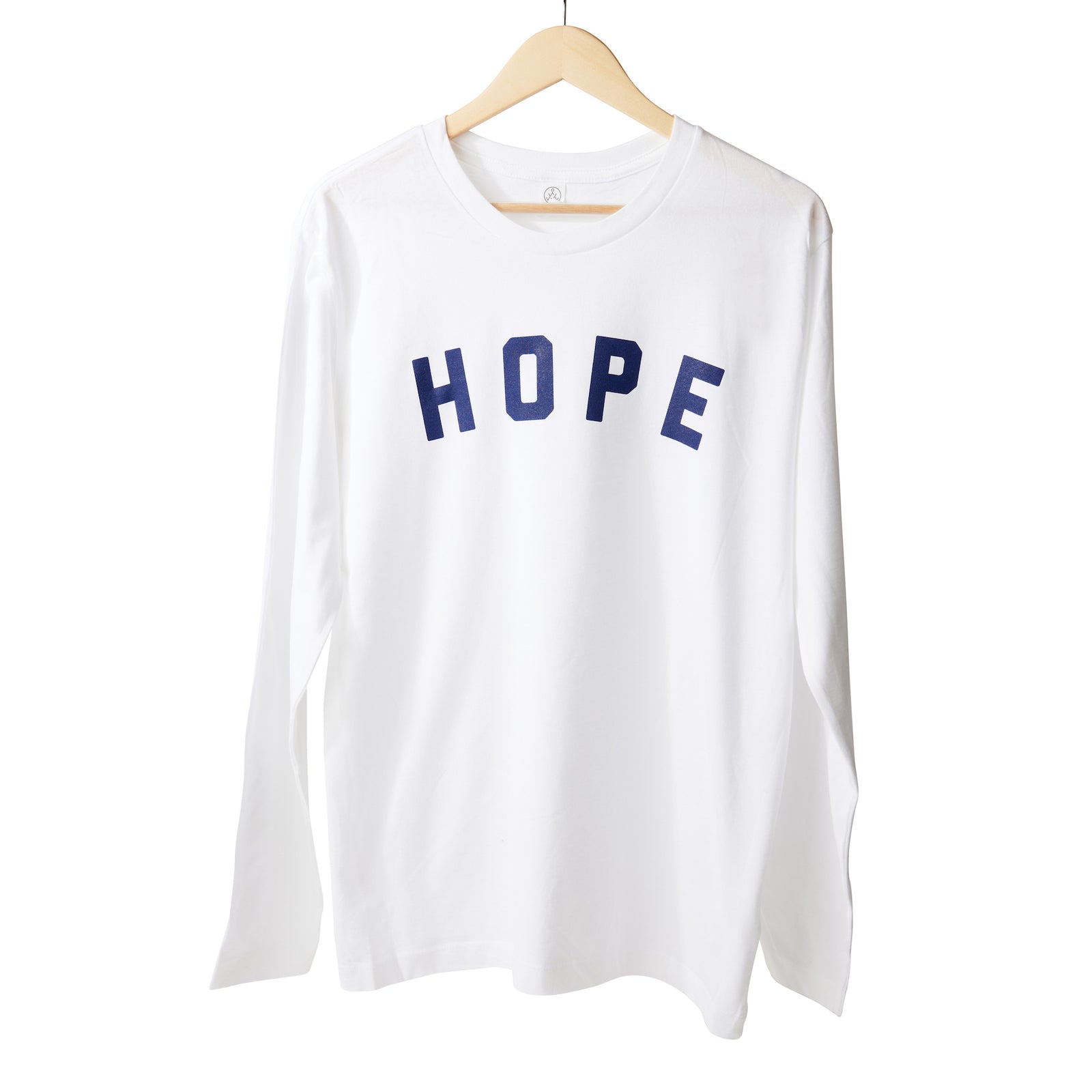 White Long Sleeve HOPE Shirt